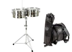 Lp 12" & 13" Tito Puente Timbales - Stainless Steel + Drum Bag. Fixed Price $849.99.