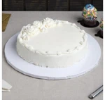 Enjay White Round Drum 1/2 Cake. Fixed Price $5.99.