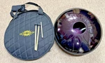Idiopan Dominus 14" Tunable Steel Tongue Drum W/pickup, Magnet Pack, Case, Malle. Fixed Price $406.00.