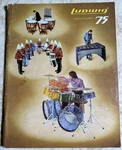 Original 1975 Ludwig Drum Percussion 105 Page Catalog Vistalite Speed King. Fixed Price $44.95.