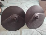 Two Roland CY-8 Dual Trigger Cymbal Pads+metal Connectors. Fixed Price $120.00.