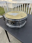 Rogers 14" X 5.5" Chrome Over Steel Snare Drum 6-LUG R-360 Made In Taiwan. Fixed Price $80.00.
