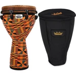 Remo Mondo Key-tuned Djembe With Gig Bag 14" X 25" Kintekloth Finish. Fixed Price $539.00.
