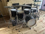 Efnote 5X Electronic Drum Set - Black Oak/ Dw Double Bass Pedal/ Gibraltar Chair. Fixed Price $3250.00.