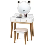 Costway Vanity Dressing Table Set Touch Screen Dimming Mirror Speakers. Fixed Price $179.99.