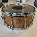 Pearl Kapur Limited Edition Maple Shell Snare Drum, 14"X6.5" Deep #298. Fixed Price $384.24.