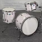 Used Ludwig Classic Maple 3PC Drum Set 70S White Marine Pearl - Very Good. Fixed Price $2199.99.