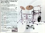 1998 Print Ad Of Boom Theory Spacemuffins X-series Drum Kit. Fixed Price $9.99.