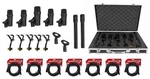Rockville PRO-D7 Kit Drum Mics W/kick+snare+pencil Microphones+xlr Cables. Fixed Price $194.65.