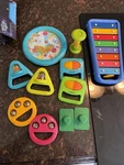 Hohner Kids Band Set Xylophone Tambourine Maracas Castanets Musical Toys. Fixed Price $15.00.