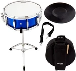 Mendini Student Snare Drum Set W/gig Bag, Sticks, Stand & Practice Pad Kit, Blue. Fixed Price $59.99.