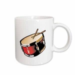 3DROSE Snare Drum Realistic Slanted Mug. Fixed Price $11.99.