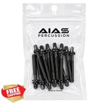 Aias Black Nickel Drum Tension Rods 3/8 Inch 12 Pack. Fixed Price $34.99.