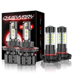 Para For Dodge Nitro 2010-2012 4X Led Faro Alto/bajo Haz Niebla Bombillas Kit. Fixed Price $29.99.