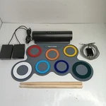 Paxcess Electronic Drum Set, Roll-up Practice Pad Kit, Rechargeable, G3006LC. Fixed Price $47.78.