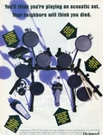 1994 Print Ad Of Roland TDE-7K Electronic Drum Kit. Fixed Price $9.99.