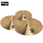 Stagg Series Cymbal Set 20" Ride, 16" Crash, 14" Hi Hat, Bag And Drum Sticks. Fixed Price $679.99.