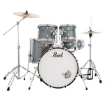 Pearl Roadshow 5-PIECE Complete Drum Set W/22"X16" Kick & Cymbals Charcoal. Fixed Price $669.99.