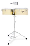 Lp Matador M257B 14" And 15" Timbales - Brass With Chrome Hardware. Fixed Price $629.99.