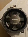 Roland PD-128-BC 12" Black Chrome Mesh V-drum Tom Pad PD128. Fixed Price $300.00.