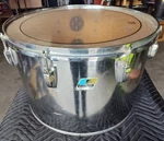 1980'S 18" X 12" Ludwig Chrome 'o Wood Concert Tom Sn# 2,226,520. Fixed Price $295.00.