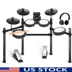 Electric Drum Set Complete Mesh Kit Dual Zone Snare Beginner Music Gift New. Fixed Price $234.89.