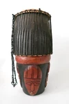 Authentic 24" West African Djembe Hand Drum Natural Goat Skin Head Made Ghana. Fixed Price $249.00.