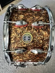Rsd Custom Snare Drum 8X14 Golden Tiger Finish 20 Lug Maple Keller 6 Ply Shell!!. Fixed Price $400.00.