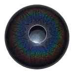 Idiopan Dual-tone 14" Steel Tongue Drum, Tunable W/ Mallets Onyx Rainbow. Fixed Price $669.00.