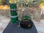 Tama Starclassic Maple 90'S "back To Basics" Green 4PC Drum Set Kit. Fixed Price $1250.00.
