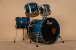 Pearl Session Custom Maple Marine Blue Fade Drum Set. Fixed Price $853.99.