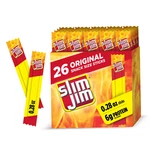 Slim Jim Smoked Meat Sticks, Original Flavor, 6G Protein Per Serving, Snack Size. Fixed Price $5.28.