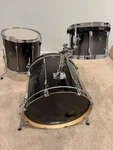 Tama Superstar Drum Set Titanium Fade To Black Lacquer Die Cast Rims. Fixed Price $575.00.