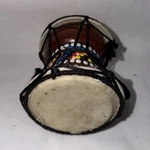 Hand-painted Damaru Drum Wood Rope Leather Folk World Instrument. Fixed Price $67.88.