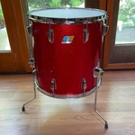 Vintage 1969 Ludwig 16" Floor Tom Drum Red Sparkle 3-PLY Shell W/ Rings!. Fixed Price $650.00.