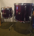 Tama Imperialstar 442661 &441860 Drums Wine Red Floor Tom Mounted- Rack. Fixed Price $135.00.