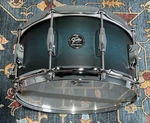 Gretsch Renown 6.5X14 Satin Antique Blue Burst Snare Drum. Fixed Price $379.00.