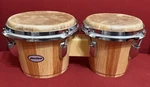 Pulse Maple Bongo Lap Or Knee Drums Wood Leather Rhythm Percussion. Fixed Price $39.99.