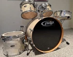 Pdp Pearlescent White Cx Series Maple 5 Piece Drum Set. (hardware Available). Fixed Price $525.00.