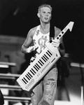 Luke Goss Of Bros Plays Casio Midi Controller Keyboard During - Old Photo. Fixed Price $6.40.
