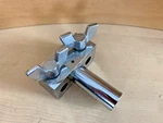 Yamaha 80S 90S Vtg Double Rack Tom Post Holder Mount Split Part 3/4" Diam. Arms. Fixed Price $37.00.