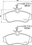 Mintex MDB1812 Front Brake Pad Set Fits Citro Peugeot 306 Berlingo First Xsara. Fixed Price $47.02.