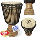 Africa Heartwood 8"X16" Djembe Drum Ghana Goat Skin. Fixed Price $137.99.