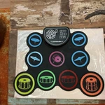 Drum Set Electronic Rechargeable 9 Pads Portable Roll Up Kit Only. Fixed Price $14.00.