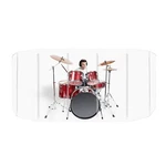 Drum Shield Premium Acrylic Screen - 7 Panels 2FT X 5FT With Living Hinges. Fixed Price $332.50.