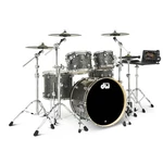 Dwe 5-PIECE Black Galaxy Drum Kit Bundle W/ Hardware Pack & Cymbals. Fixed Price $8999.00.