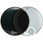 Aquarian Force Series Bass Drum Head Pak Black 22 In.. Fixed Price $101.99.