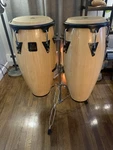 Latin Percussion Lp City Wood Congas 10 Inch & 11 Set. Fixed Price $500.00.