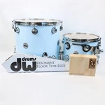 Dw Collectors Maple Mahogany Sky Blue Tom Drum Set With Tool Kit And Legs. Fixed Price $1084.94.