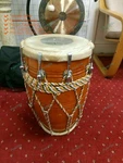 Rope Dholak Mango Wood Indian Folk Traditional Musical Instrument With Bag. Fixed Price $168.59.